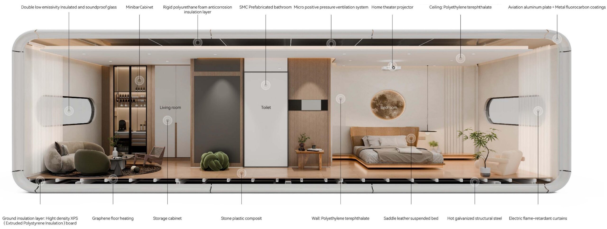 glamping capsule house