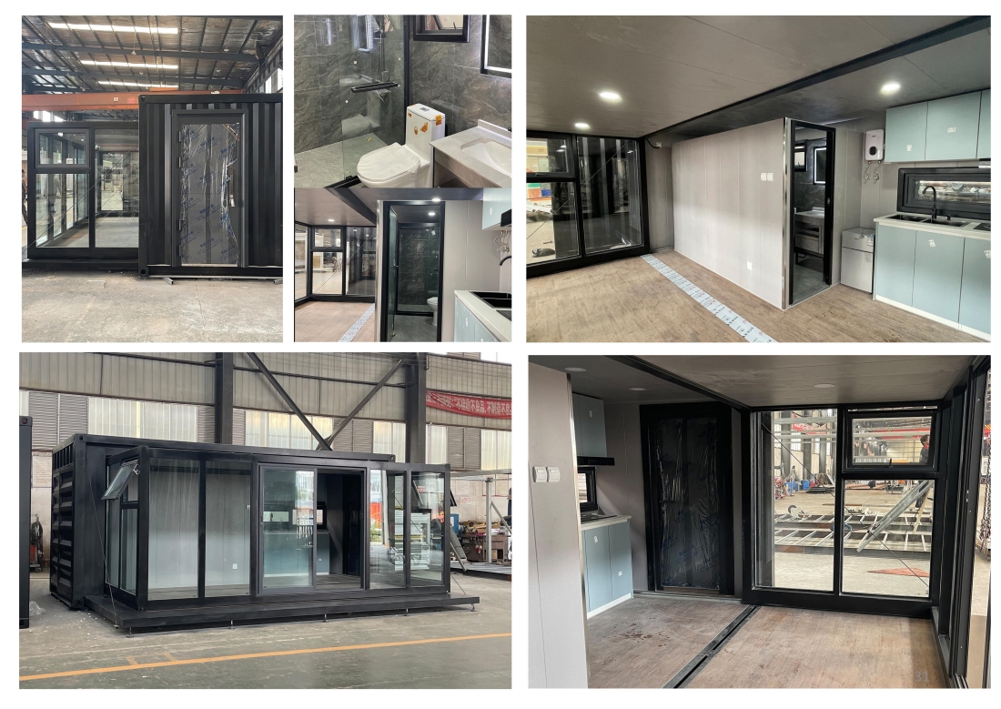 assembled two bedroom home prefab expandable container house