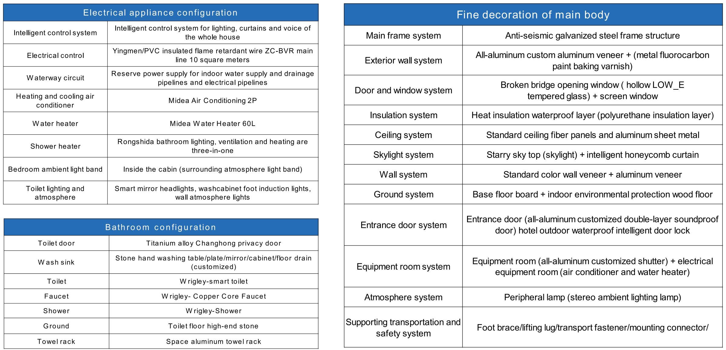 luxury prefabricated houses