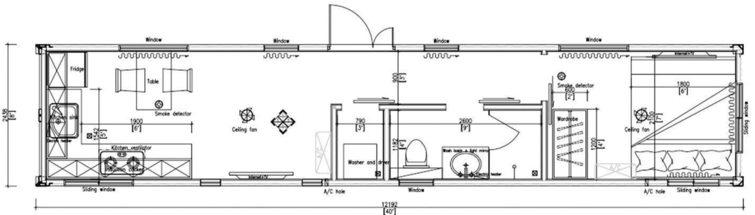 single container house