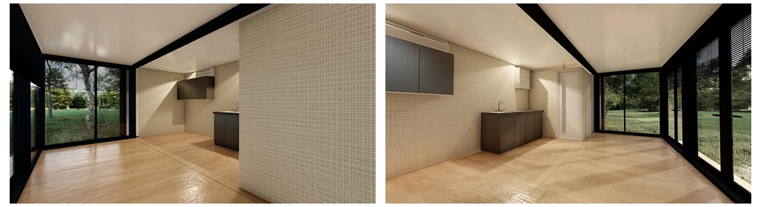 expandable house container