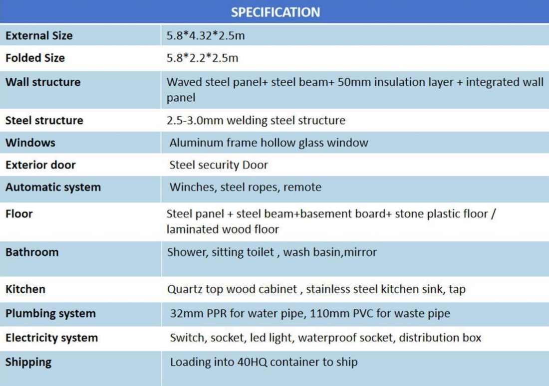 mobile homes modern 2 bedroom portable prefab container expandable house