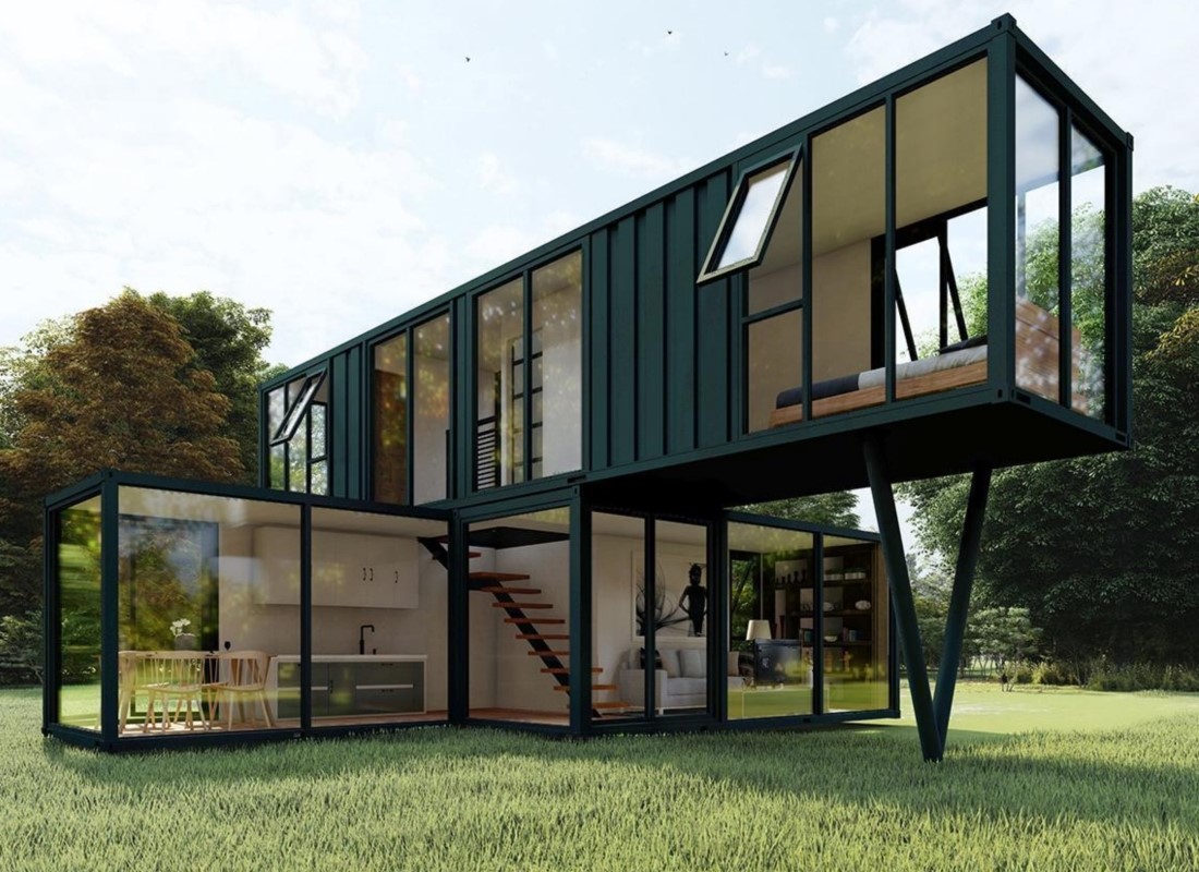 VC58-20GP02 container House main 1100 multi container homes