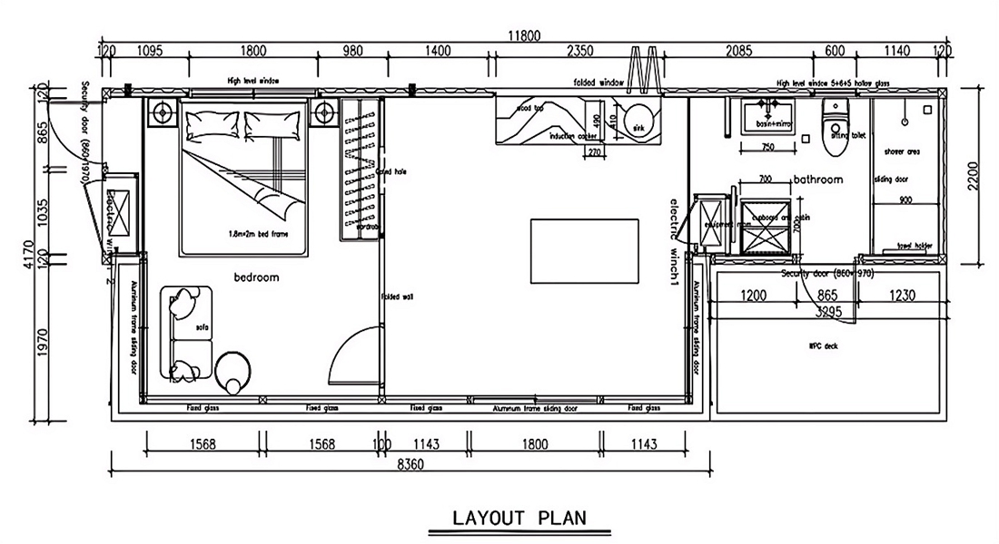 2 bedroom shipping container homes for sale