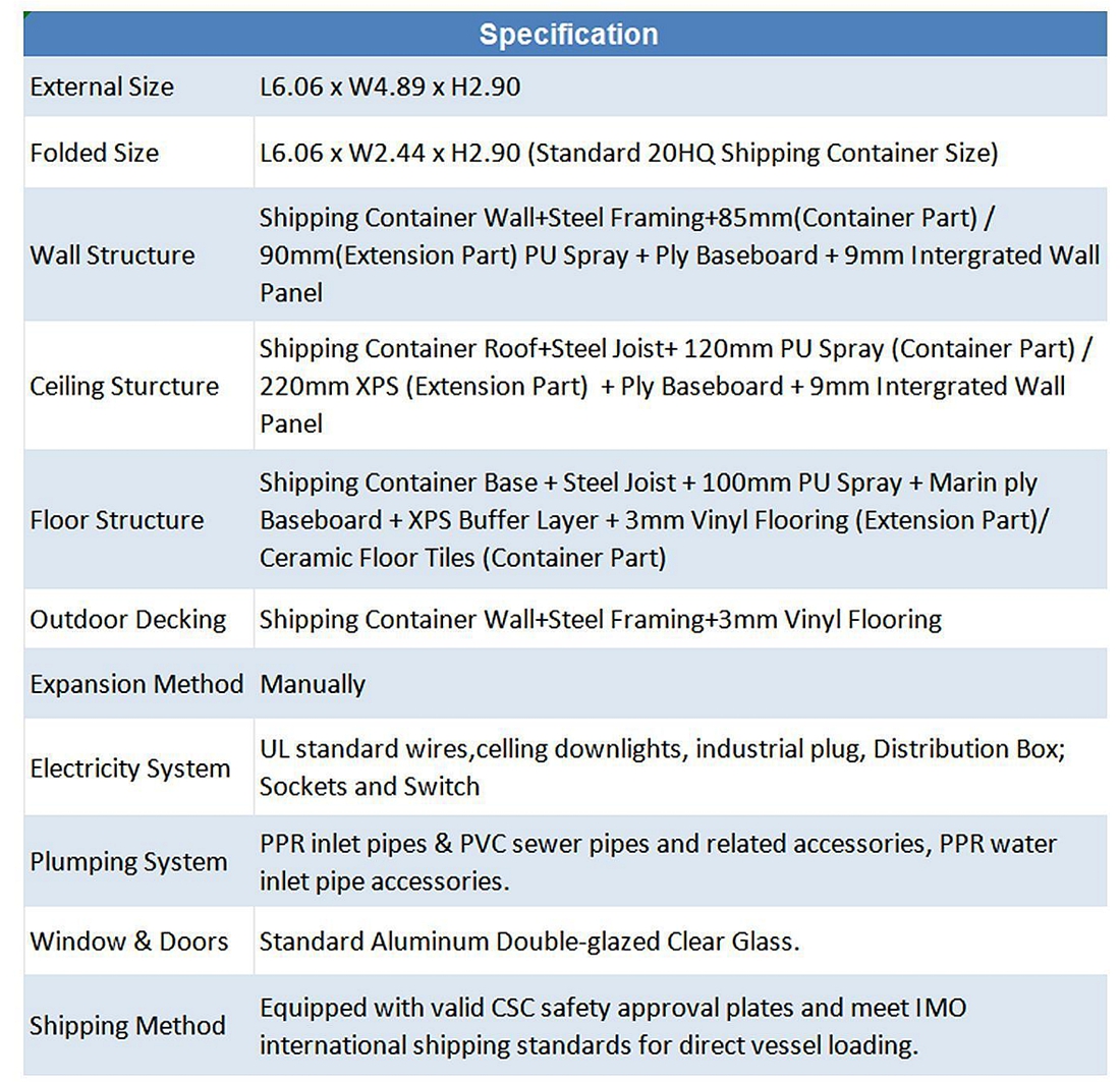 20ft shipping container home