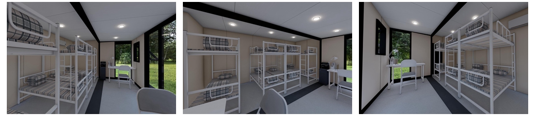 expandable house container