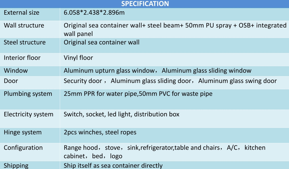 instant expandable home