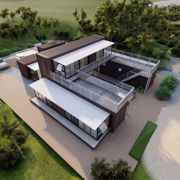 Expandable container House